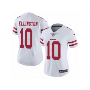 Women's Nike San Francisco 49ers #10 Bruce Ellington Vapor Untouchable Limited White NFL Jersey