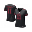 Women's Nike San Francisco 49ers #11 Marquise Goodwin Limited Black NFL Jersey