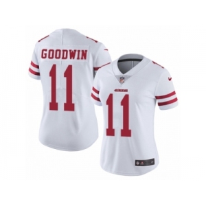 Women's Nike San Francisco 49ers #11 Marquise Goodwin Vapor Untouchable Limited White NFL Jersey