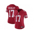 Women's Nike San Francisco 49ers #14 Jeremy Kerley Vapor Untouchable Limited Red Team Color NFL Jersey