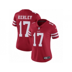 Women's Nike San Francisco 49ers #14 Jeremy Kerley Vapor Untouchable Limited Red Team Color NFL Jersey