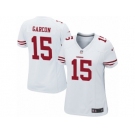 Women's Nike San Francisco 49ers #15 Pierre Garcon Game White NFL Jersey