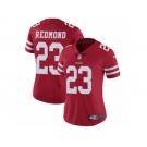 Women's Nike San Francisco 49ers #23 Will Redmond Vapor Untouchable Limited Red Team Color NFL Jersey