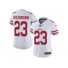 Women's Nike San Francisco 49ers #23 Will Redmond Vapor Untouchable Limited White NFL Jersey