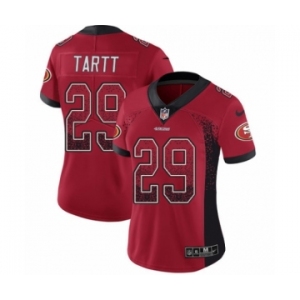 Women's Nike San Francisco 49ers #29 Jaquiski Tartt Limited Red Rush Drift Fashion NFL Jersey