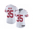 Women's Nike San Francisco 49ers #35 Eric Reid Vapor Untouchable Limited White NFL Jersey