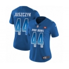 Women's Nike San Francisco 49ers #44 Kyle Juszczyk Limited Royal Blue NFC 2019 Pro Bowl NFL Jersey