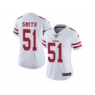 Women's Nike San Francisco 49ers #51 Malcolm Smith Vapor Untouchable Limited White NFL Jersey