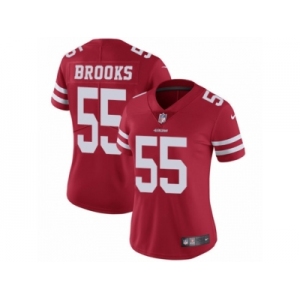 Women's Nike San Francisco 49ers #55 Ahmad Brooks Vapor Untouchable Limited Red Team Color NFL Jersey