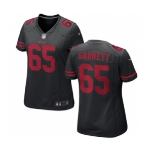 Women's Nike San Francisco 49ers #65 Joshua Garnett Black NFL Jersey