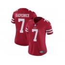 Women's Nike San Francisco 49ers #7 Colin Kaepernick Vapor Untouchable Limited Red Team Color NFL Jersey