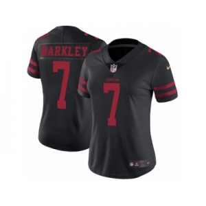 Women's Nike San Francisco 49ers #7 Matt Barkley Vapor Untouchable Limited Black NFL Jersey