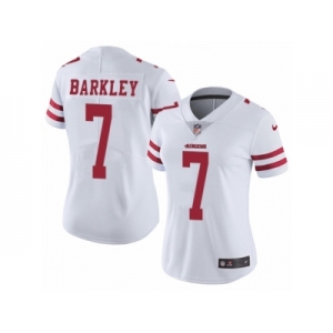 Women's Nike San Francisco 49ers #7 Matt Barkley Vapor Untouchable Limited White NFL Jersey
