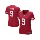 Women's Nike San Francisco 49ers #9 Robbie Gould Limited Red Team Color NFL Jersey