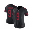 Women's Nike San Francisco 49ers #9 Robbie Gould Vapor Untouchable Limited Black NFL Jersey