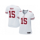 Women's Nike San Francisco 49ers #90 Earl Mitchell White Vapor Untouchable Limited Player NFL Jersey