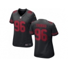 Women's Nike San Francisco 49ers #96 Solomon Thomas Limited Black NFL Jersey