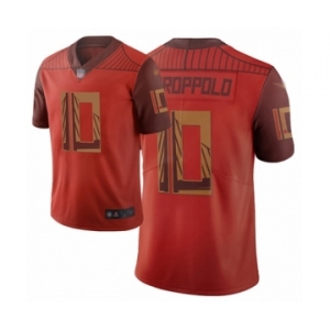 Women's San Francisco 49ers #10 Jimmy Garoppolo Limited Red City Edition Football Jersey