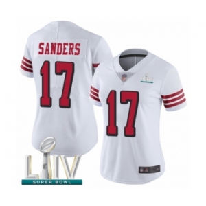Women's San Francisco 49ers #17 Emmanuel Sanders Limited White Rush Vapor Untouchable Super Bowl LIV Bound Football Jersey