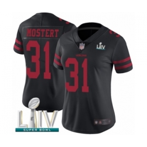 Women's San Francisco 49ers #31 Raheem Mostert Black Vapor Untouchable Limited Player Super Bowl LIV Bound Football Jersey