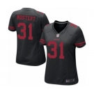 Women's San Francisco 49ers #31 Raheem Mostert Game Black Football Jersey