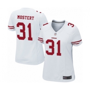 Women's San Francisco 49ers #31 Raheem Mostert Game White Football Jersey