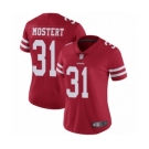 Women's San Francisco 49ers #31 Raheem Mostert Red Team Color Vapor Untouchable Limited Player Football Jersey