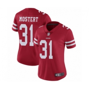Women's San Francisco 49ers #31 Raheem Mostert Red Team Color Vapor Untouchable Limited Player Football Jersey