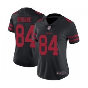 Women's San Francisco 49ers #84 Kendrick Bourne Black Vapor Untouchable Limited Player Football Jersey