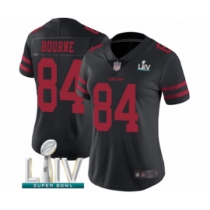 Women's San Francisco 49ers #84 Kendrick Bourne Black Vapor Untouchable Limited Player Super Bowl LIV Bound Football Jersey