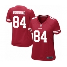 Women's San Francisco 49ers #84 Kendrick Bourne Game Red Team Color Football Jersey