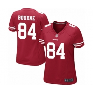 Women's San Francisco 49ers #84 Kendrick Bourne Game Red Team Color Football Jersey