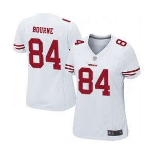 Women's San Francisco 49ers #84 Kendrick Bourne Game White Football Jersey