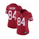 Women's San Francisco 49ers #84 Kendrick Bourne Red Team Color Vapor Untouchable Limited Player Football Jersey