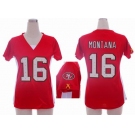 nike women nfl jerseys san francisco 49ers #16 joe red[draft him ii top]