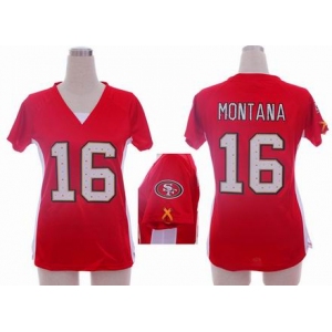 nike women nfl jerseys san francisco 49ers #16 joe red[draft him ii top]