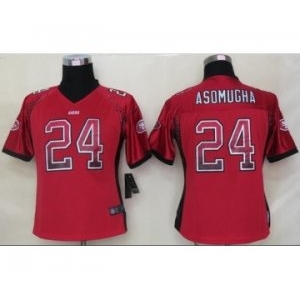 nike women nfl jerseys san francisco 49ers #24 nnamdi asomugha red[Elite drift fashion]