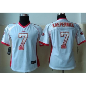 nike women nfl jerseys san francisco 49ers #7 colin kaepernick white[nike drift fashion]