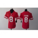 nike women nfl jerseys san francisco 49ers #8 young red[nike]