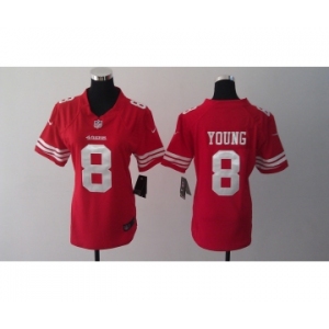 nike women nfl jerseys san francisco 49ers #8 young red[nike]