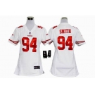 nike women nfl jerseys san francisco 49ers #94 smith white[nike]