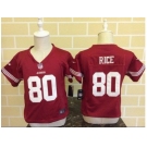 Toddler Nike San Francisco 49ers #80 Jerry Rice Red Jerseys