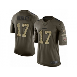Youth Nike San Francisco 49ers #14 Jeremy Kerley Limited Green Salute to Service NFL Jersey