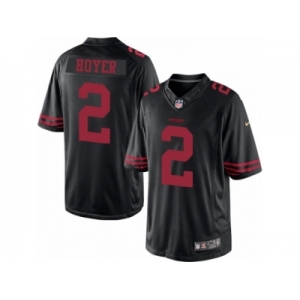 Youth Nike San Francisco 49ers #2 Brian Hoyer Limited Black NFL Jersey