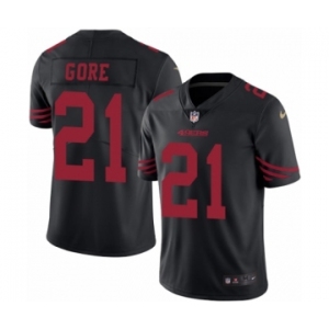 Youth Nike San Francisco 49ers #21 Frank Gore Limited Black Rush Vapor Untouchable NFL Jersey