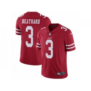 Youth Nike San Francisco 49ers #3 C. J. Beathard Vapor Untouchable Limited Red Team Color NFL Jersey
