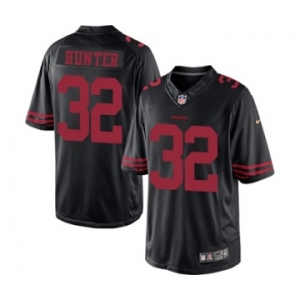 Youth Nike San Francisco 49ers #32 Kendall Hunter Black NFL Jersey