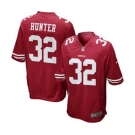 Youth Nike San Francisco 49ers #32 Kendall Hunter Red Team Color NFL Jersey