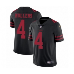 Youth Nike San Francisco 49ers #4 Nick Mullens Black Vapor Untouchable Limited Player NFL Jersey