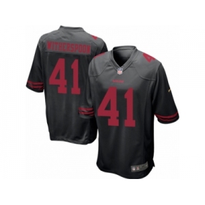 Youth Nike San Francisco 49ers #41 Ahkello Witherspoon Game Black NFL Jersey